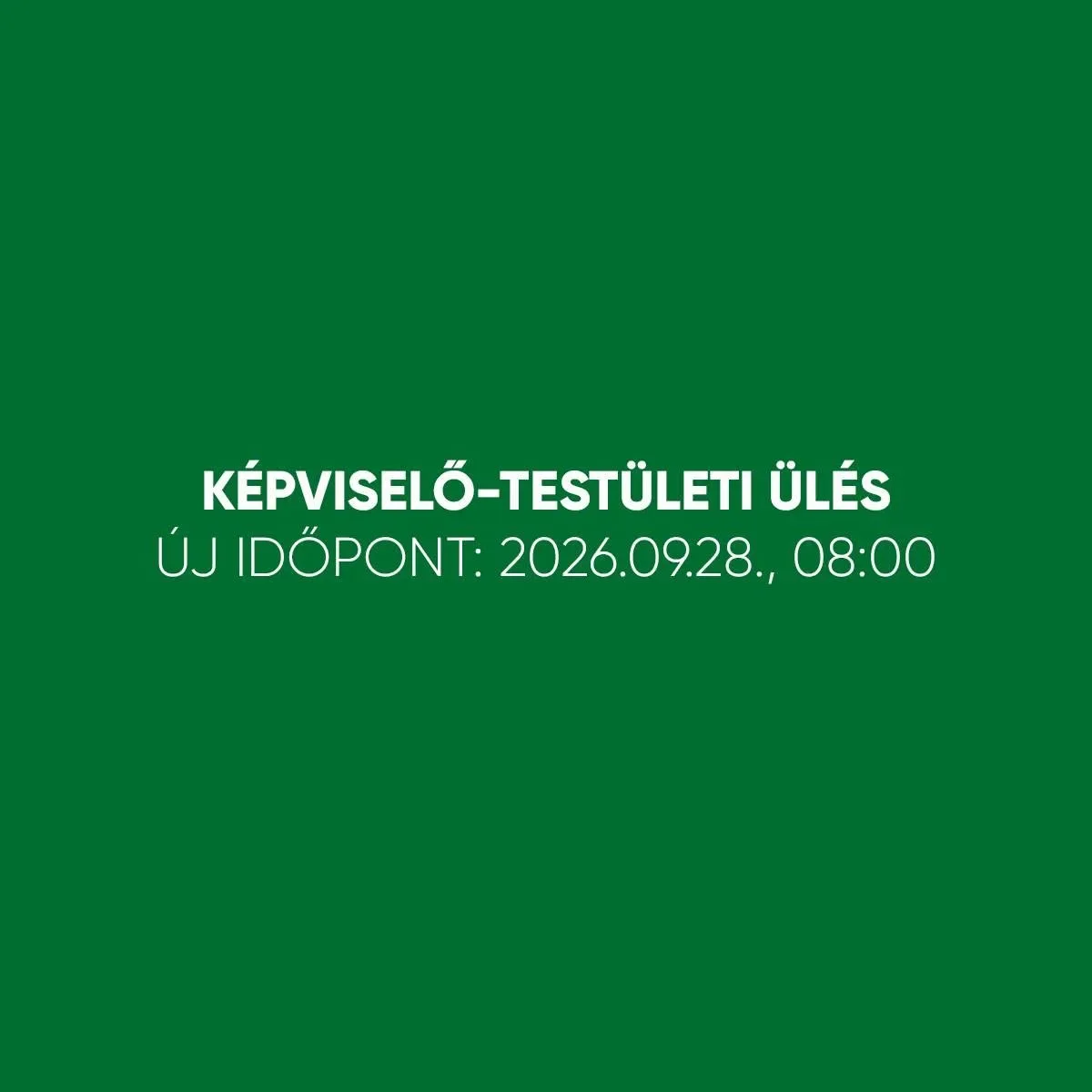 Hétfőn pótolja az elmaradt képviselő-testületi ülést Nadap önkormányzata