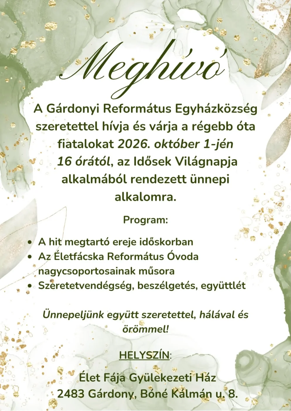 „Idős korban is sarjat hajtanak; dús lombúak és zöldek maradnak.” (Zsoltárok 92:15)